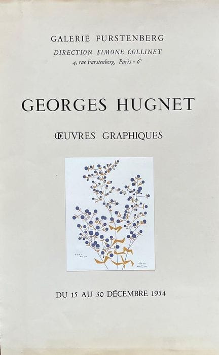 GEORGES HUGNET
Opere grafiche
Mostra alla Galleria