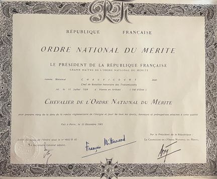 ORDEN NACIONAL DEL MÉRITO
El presidente de la Repú