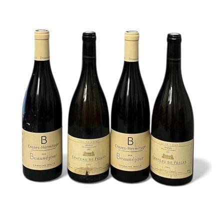4 botellas: 2 Crozes Hermitage 2016 Cuvee Beauséjo