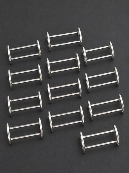 *LOTE DE 12 CUBIERTOS para cuchillos de metal plat