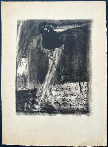 HENRI MICHAUX
Print, associated with the poet’s fi