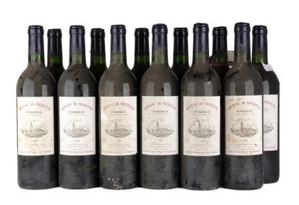 12 botellas CHÂTEAU LA VIOLETTE 1994 Pomerol (Buen