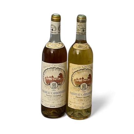 2 botellas Château Carbonnieux 1992 Pessac-Leognan