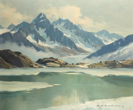 Charles Henry CONTENCIN (1898-1955)
Le lac blanc e