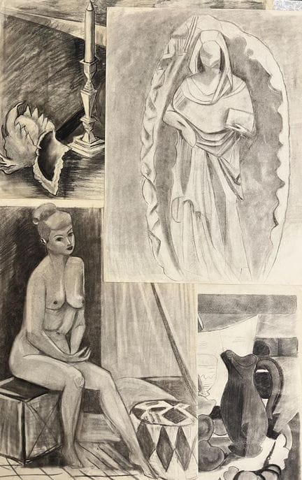 Reine de SAINT PAUL (20th century)
Set of 7 drawin