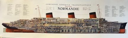 *NORMANDIE
Compagnie Générale Transatlantique, Fre