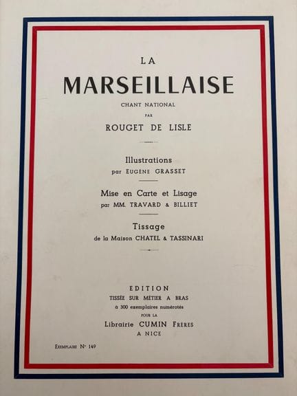 LA MARSEILLAISE – Publicación patriótica
«La Marse
