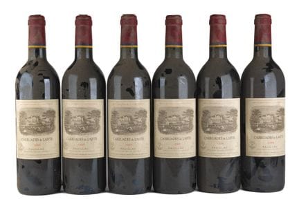 6 bouteilles CARRUADES DE LAFITE 1995 Pauillac	(Ni