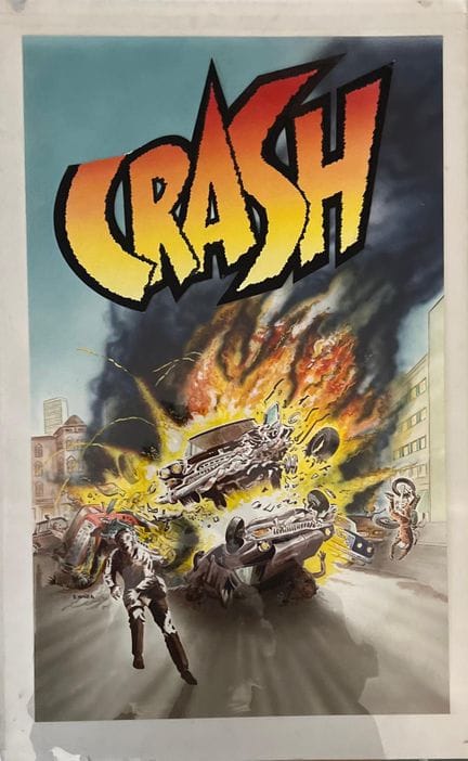 Bernard MONIÉ (XX-XXI)
Crash
Mixed media on paper 
