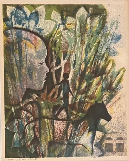 André GOEZU (born in 1939) 
Vinidine 
Lithograph
T