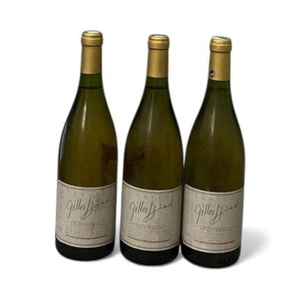3 botellas 1996 Crozes Hermitage Domaine Gilles Bi