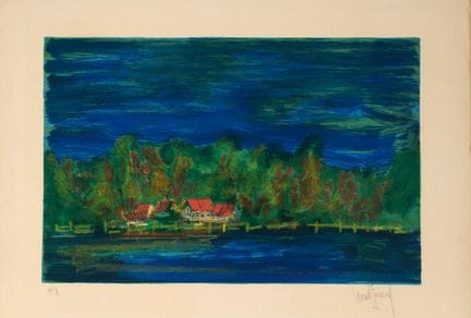 *Gérard ECONOMOS (1935)
By the Lake
Color lithogra