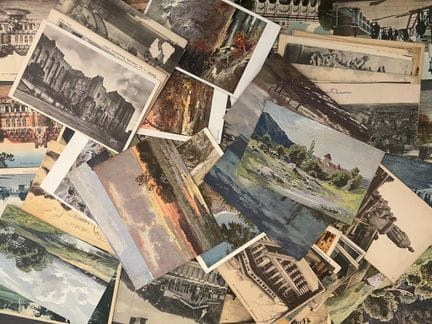 Colección de postales antiguas y modernas,
algunas