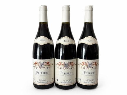 Fleurie 2018
3 botellas 
Buenos niveles