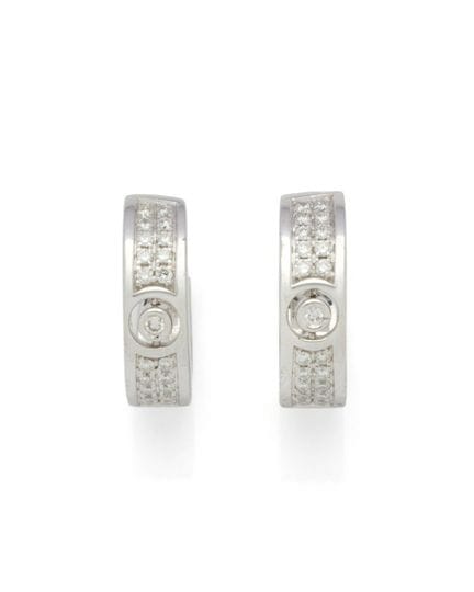 BOUCLES D'OREILLES DIAMANTS
Paire de BOUCLES d'ORE
