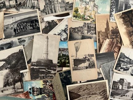 Colección de postales antiguas y modernas.
Tema: a