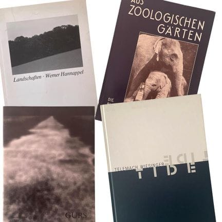 FOTOGRAFÍA. ALEMÁN. Conjunto de 4 libros de fotogr