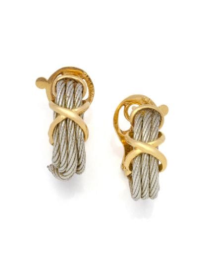 FRED
Paire de BOUCLES D'OREILLES modèle "Force 10"