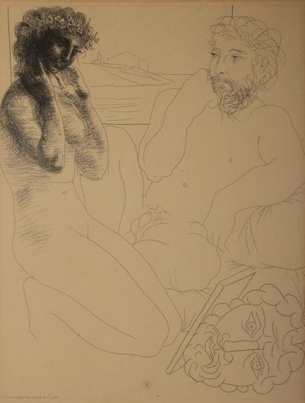 Pablo PICASSO (1881-1973)
Sculpteur et modèle agen