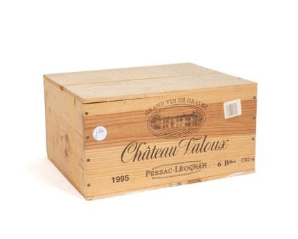 6 botellas CHÂTEAU VALOUX 1995 Pessac-Leognan (caj