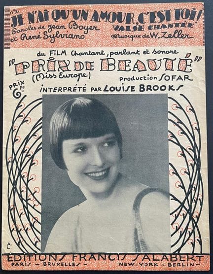 PREMIO A LA BELLEZA
Louise Brooks, película de Aug