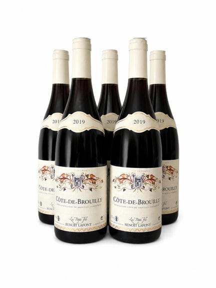 Cote de Brouilly 2019
5 botellas 
Estado normal/pe