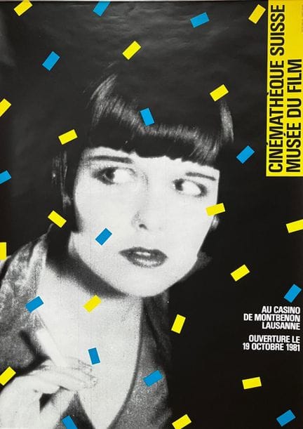LOUISE BROOKS 
Cinémathèque Suisse, fotomontaggio 