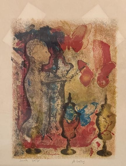 André GOEZU (born in 1939) 
Sonete
Lithograph 
Sig