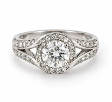 BAGUE DIAMANTS
BAGUE "Astragale" en or gris (750‰)
