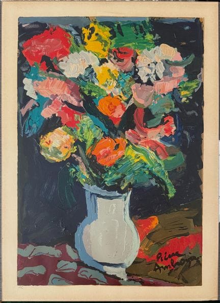 Pierre AMBROGIANI (1907–1985) 
Colorful Bouquet 
C