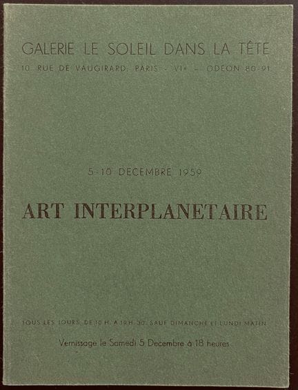 INTERPLANETARY ART 
Exhibition at the “Le Soleil d