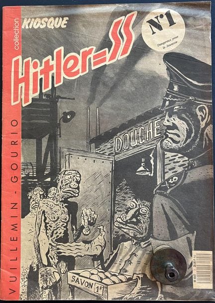 HITLER  = SS 
A cult classic satirical comic book 