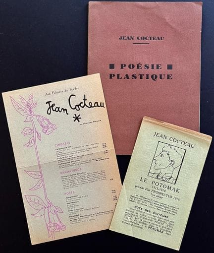 JEAN COCTEAU 
"Le Potomak" (1920s), Poèsie plastiq