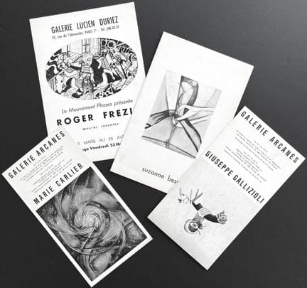 EDOUARD JAGUER 
Four exhibitions: Suzanne Besson (