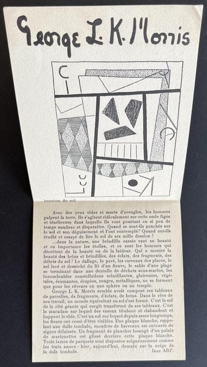 GEORGE L. K. MORRIS 
Exhibition at the Colette All