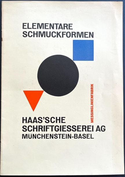 NEW TYPOGRAPHY 
Typeface specimens, reflecting a m