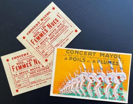 THE MAYOL CONCERT - PARISIAN CABARET 
"The Revue o