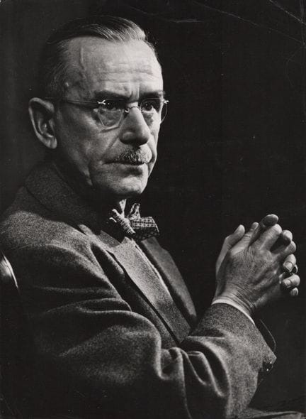 THOMAS MANN 
Porträt des Schriftstellers, Autor vo