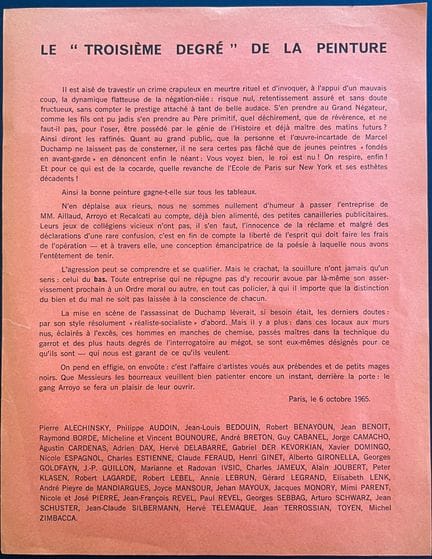 THE THIRD DEGREE OF PAINTING 
Pamphlet by the Surr