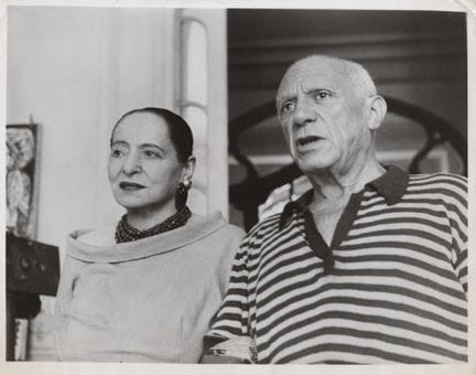 HELENA RUBINSTEIN UND PABLO PICASSO 
Bei der Pioni