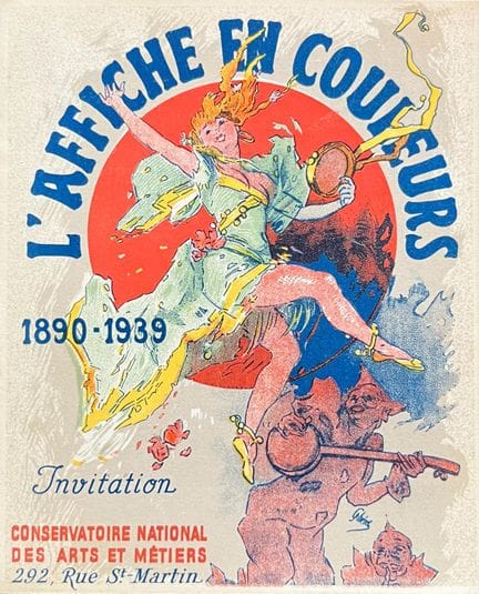 JULES CHERET 
"The Color Poster, from Chéret to th