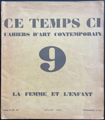 CE TEMPS-CI 
A contemporary art magazine devoted i