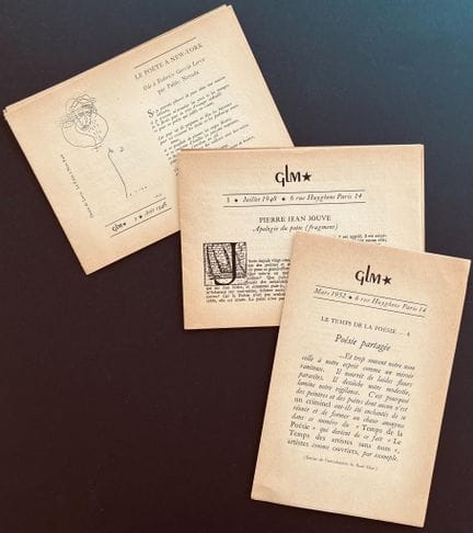 GLM - GUY LEVIS MANO 
Publication updates, 1948 an