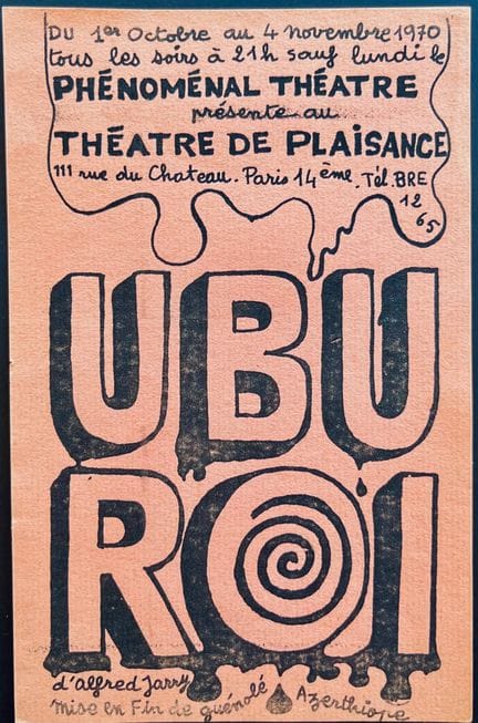 *UBU ROI* by Alfred Jarry, directed by Guénolé Aze