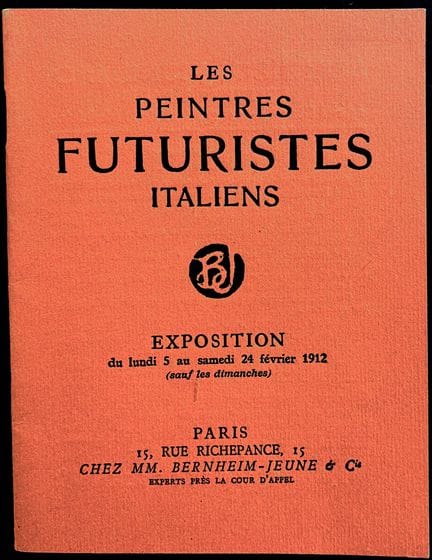 THE FUTURIST PAINTERS 
First exhibition in Paris o