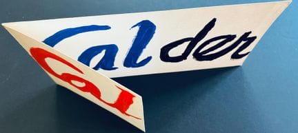 CALDER 
Exhibition at the Maeght Gallery—Paris, 19