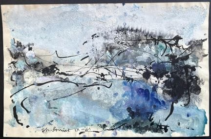 PHILIPPE BONNET 
Ohne Titel, 1961. 
Abstraktes Ori