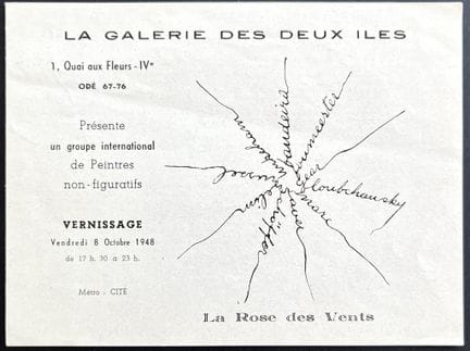 LA GALERIE DES DEUX ILES 
Exhibition “La Rose des 