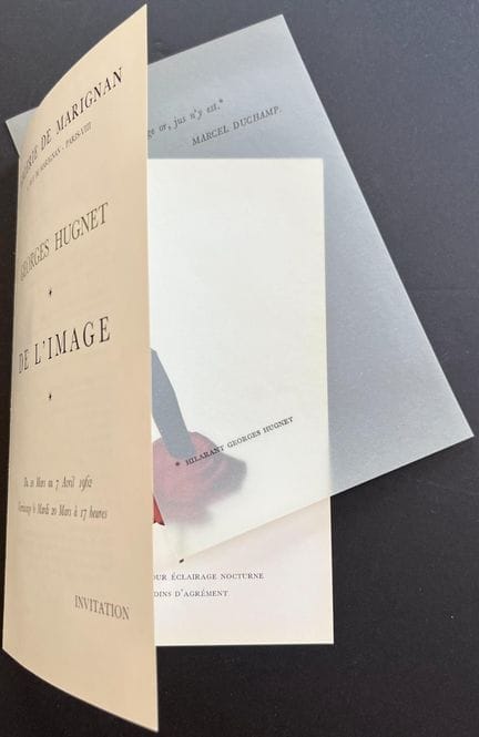 GEORGES HUGNET 
"On the Image, or the Seventh Face