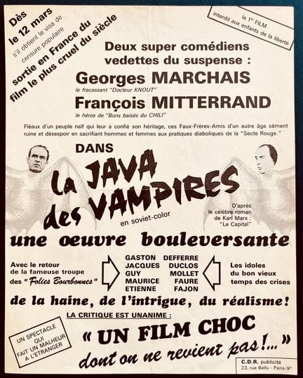 FRENCH POLITICS 
Casting call for an imaginary, sa